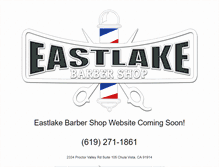 Tablet Screenshot of eastlakebarbershop.com